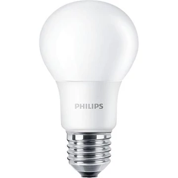 LED izzó, E27, gömb, A60, 5.5W, 470lm, 2700K, PHILIPS "CorePro"