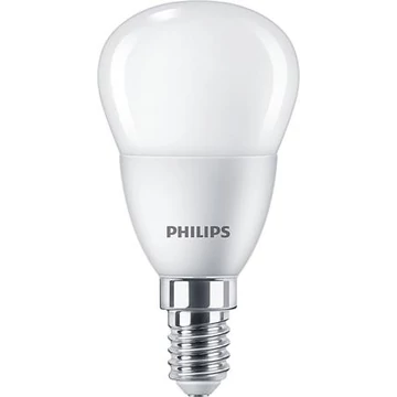 LED izzó, E14, kisgömb, P45, 5W, 470lm, 2700K, PHILIPS "CorePro" LED izzó, E14, kisgömb, P45, 5W, 470lm, 2700K, PHILIPS "CorePro"