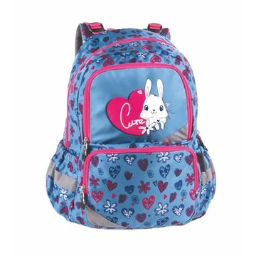 Hátizsák, anatómiai, PULSE "Anatomic Little Rabbit", kék-rózsaszín Hátizsák, anatómiai, PULSE "Anatomic Little Rabbit", kék-rózsaszín