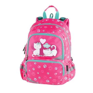 Hátizsák, anatómiai, PULSE "Anatomic Miu Mrrr", zöld-rózsaszín Hátizsák, anatómiai, PULSE "Anatomic Miu Mrrr", zöld-rózsaszín