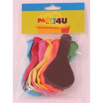 Léggömb, 26 cm, vegyes szín, 10 db/csomag