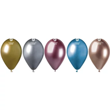 Léggömb, 26 cm, vegyes elegáns színekben, 10 db/csomag