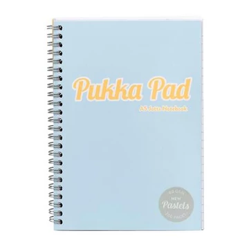 Spirálfüzet, A5, vonalas, 100 lap, PUKKA PAD "Pastel Jotta Pad", vegyes szín