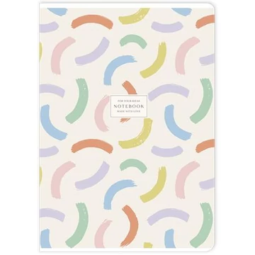 Füzet, tűzött, A4, vonalas, 40 lap, SHOLYARYK "Notebook", vegyes
