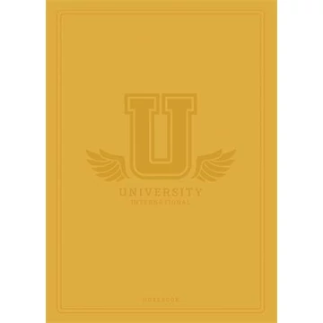 Füzet, tűzött, A5, kockás, 60 lap, SHKOLYARYK "University International", vegyes