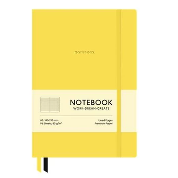 Jegyzetfüzet, A5, kockás, 96 lap, puhafedeles, SHKOLYARYK "Genius", Citrom Jegyzetfüzet, A5, kockás, 96 lap, puhafedeles, SHKOLYARYK "Genius", Citrom