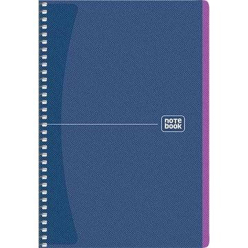 Spirálfüzet, A5, kockás, 80 lap, SHKOLYARYK "Notebook", vegyes