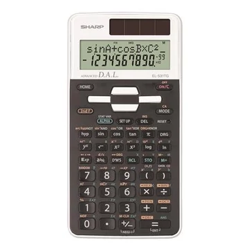 Számológép, tudományos, 273 funkció, SHARP "EL-531", fehér