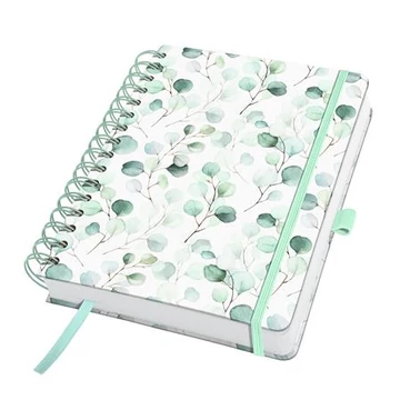 Spirálfüzet, 168x215 mm, sima, 120 lap, keményfedeles, SIGEL "Jolie Eucalyptus Day" Spirálfüzet, 168x215 mm, sima, 120 lap, keményfedeles, SIGEL "Jolie Eucalyptus Day"