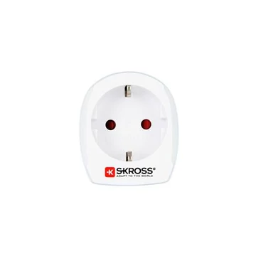 Adapter, Egyesült Királyságba utazóknak, földelt, SKROSS