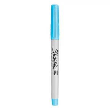 Alkoholos marker, 0,5 mm, kúpos, SHARPIE "Ultra Fine Point", világoskék Alkoholos marker, 0,5 mm, kúpos, SHARPIE "Ultra Fine Point", világoskék