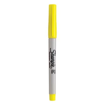 Alkoholos marker, 0,5 mm, kúpos, SHARPIE "Ultra Fine Point", sárga Alkoholos marker, 0,5 mm, kúpos, SHARPIE "Ultra Fine Point", sárga