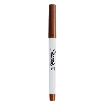 Alkoholos marker, 0,5 mm, kúpos, SHARPIE "Ultra Fine Point", barna Alkoholos marker, 0,5 mm, kúpos, SHARPIE "Ultra Fine Point", barna