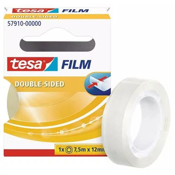 Ragasztószalag, kétoldalas, 12 mm x 7,5 m, TESA "Tesafilm" Ragasztószalag, kétoldalas, 12 mm x 7,5 m, TESA "Tesafilm"