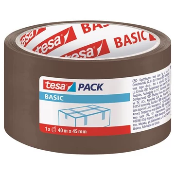 Csomagolószalag, 45 mm x 40 m, TESA "tesapack® Basic", barna Csomagolószalag, 45 mm x 40 m, TESA "tesapack® Basic", barna