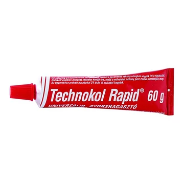 Ragasztó, folyékony, 60 g, TECHNOKOL "Rapid", piros Ragasztó, folyékony, 60 g, TECHNOKOL "Rapid", piros