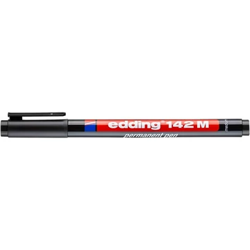 Alkoholos marker, OHP, 1 mm, EDDING "142 M", fekete Alkoholos marker, OHP, 1 mm, EDDING "142 M", fekete