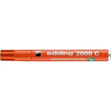 Alkoholos marker, 1,5-3 mm, kúpos, EDDING "2000", narancssárga