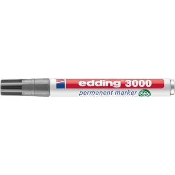 Alkoholos marker, 1,5-3 mm, kúpos, EDDING "3000", szürke