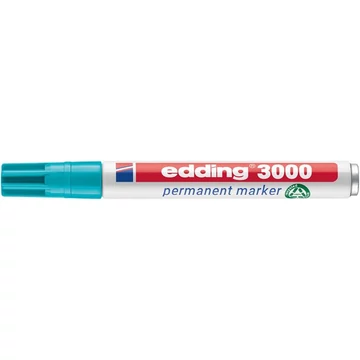 Alkoholos marker, 1,5-3 mm, kúpos, EDDING "3000", türkíz