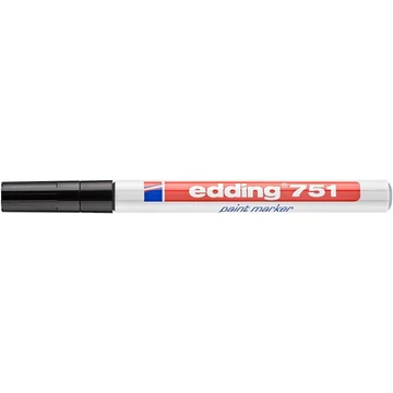 Lakkmarker, 1-2 mm, EDDING "751", fekete Lakkmarker, 1-2 mm, EDDING "751", fekete