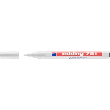 Lakkmarker, 1-2 mm, EDDING "751", fehér Lakkmarker, 1-2 mm, EDDING "751", fehér