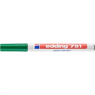 Lakkmarker, 1-2 mm, EDDING "751", zöld Lakkmarker, 1-2 mm, EDDING "751", zöld