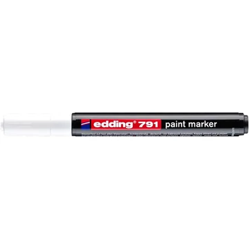Lakkmarker, 1-2 mm, EDDING "791", fehér Lakkmarker, 1-2 mm, EDDING "791", fehér