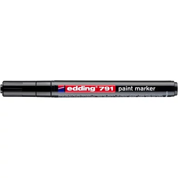 Lakkmarker, 1-2 mm, EDDING "791", fekete Lakkmarker, 1-2 mm, EDDING "791", fekete