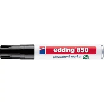 Alkoholos marker, 5-16 mm, vágott, EDDING "850", fekete