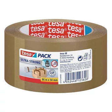 Csomagolószalag, 50 mm x 66 m, TESA "Ultra Strong", barna Csomagolószalag, 50 mm x 66 m, TESA "Ultra Strong", barna