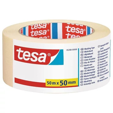 Festő- és mázolószalag, 50 mm x 50 m, TESA "Standard 5089" Festő- és mázolószalag, 50 mm x 50 m, TESA "Standard 5089"