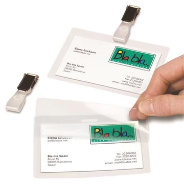 Névkitűző, csíptetővel, hidegen laminálható, DJOIS Névkitűző, csíptetővel, hidegen laminálható, DJOIS