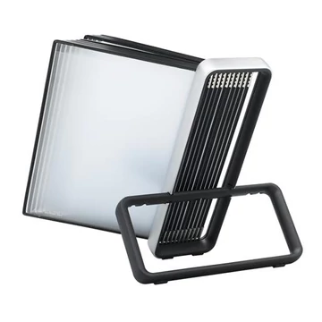 Bemutatótábla tartó, asztali, A4, 10 db bemutatótáblával, DJOIS "Veo", ezüst-fekete Bemutatótábla tartó, asztali, A4, 10 db bemutatótáblával, DJOIS "Veo", ezüst-fekete