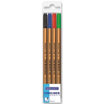 Tűfilc készlet, 0,4 mm, GRANIT "C970", 4 különböző szín