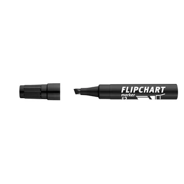 Flipchart marker, 1-4 mm, vágott, ICO "Artip 12", fekete Flipchart marker, 1-4 mm, vágott, ICO "Artip 12", fekete