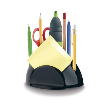 Írószer és jegyzettömbtartó, ICO "Smart", fekete Írószer és jegyzettömbtartó, ICO "Smart", fekete