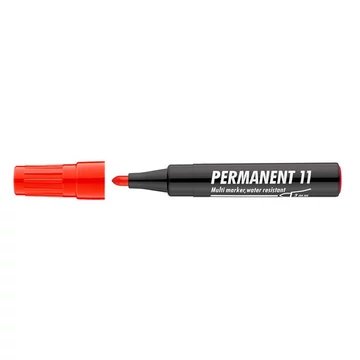 Alkoholos marker, 1-3 mm, kúpos, ICO "Permanent 11", piros Alkoholos marker, 1-3 mm, kúpos, ICO "Permanent 11", piros