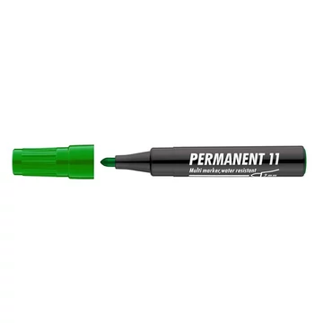 Alkoholos marker, 1-3 mm, kúpos, ICO "Permanent 11", zöld Alkoholos marker, 1-3 mm, kúpos, ICO "Permanent 11", zöld