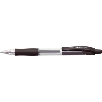 Golyóstoll, 0,7 mm, nyomógombos, PENAC "CCH-3", fekete Golyóstoll, 0,7 mm, nyomógombos, PENAC "CCH-3", fekete