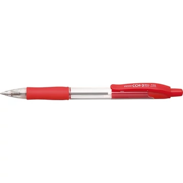 Golyóstoll, 0,7 mm, nyomógombos, PENAC "CCH-3", piros Golyóstoll, 0,7 mm, nyomógombos, PENAC "CCH-3", piros