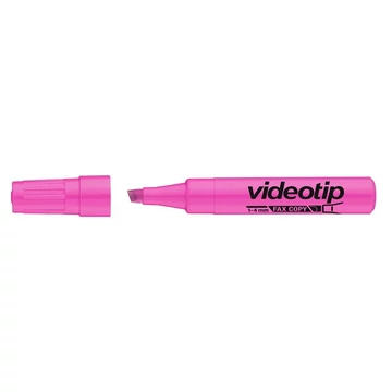 Szövegkiemelő, 1-4 mm, ICO "Videotip", rózsaszín