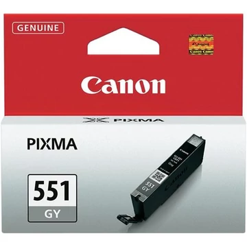 CLI-551GY Tintapatron Pixma MG6350 nyomtatóhoz, CANON, szürke, 780 oldal CLI-551GY Tintapatron Pixma MG6350 nyomtatóhoz, CANON, szürke, 780 oldal