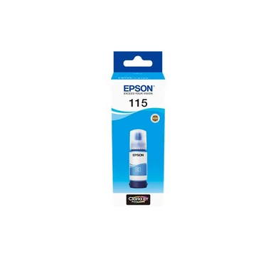 T07D24 Tinta, EcoTank L8160, L8180 nyomtatókhoz, EPSON, cián, 70 ml