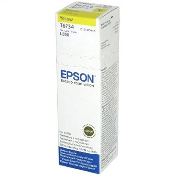 T67344A10 Tinta, L800 nyomtatóhoz, EPSON, sárga, 70ml T67344A10 Tinta, L800 nyomtatóhoz, EPSON, sárga, 70ml
