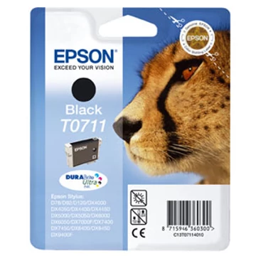 T07114011 Tintapatron Stylus D78, D92, D120 nyomtatókhoz, EPSON, fekete, 7,4ml