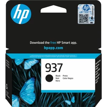 4S6W5NE Tintapatron, Officejet Pro 9120e, 9130e nyomtatókhoz, HP 937, fekete, 1250 oldal