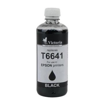 T66414 Tinta, L100, 200mfp nyomtatókhoz, VICTORIA TECHNOLOGY, fekete, 100ml