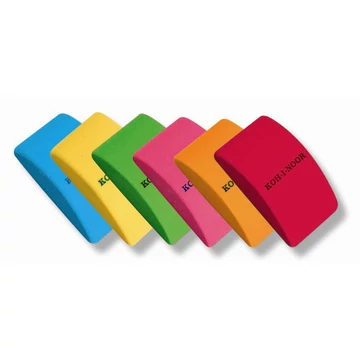 Radír, íves, KOH-I-NOOR, vegyes szín Radír, íves, KOH-I-NOOR, vegyes szín