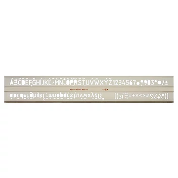 Betűsablon, 14 mm, KOH-I-NOOR